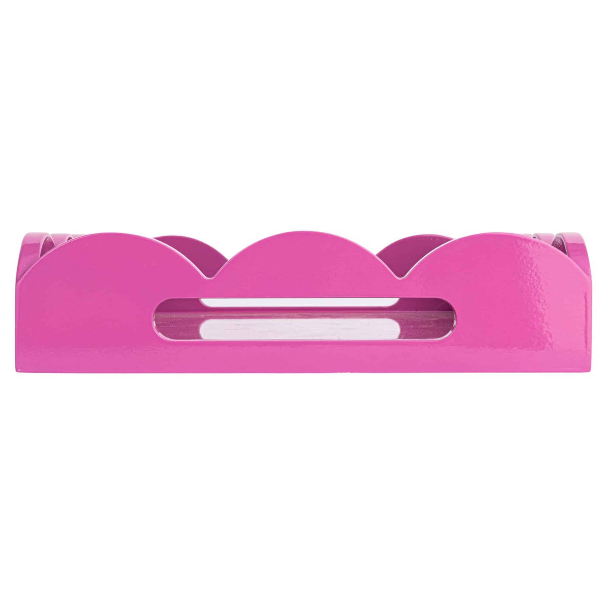 Hello Honey® 16" Wide Fuchsia Wood Tray